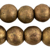 Super Jumbo Nigerian Brass Globe Beads (28mm)
