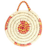 Red & Yellow Woven Basket Wall Art