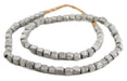 Ethiopian Mursi Aluminum Diamond Cut Beads (8mm) - The Bead Chest