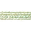 Pistachio Green Vintage Japanese Rice Pearl Beads (3mm)