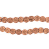 Baule-Style Circular Copper Beads (7mm)
