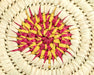 Red & Yellow Woven Basket Wall Art - The Bead Chest
