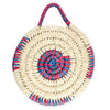 Red & Blue Woven Basket Wall Art