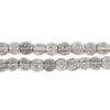 Baule-Style Circular Silver Beads (7mm)