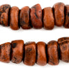 Chunky Moroccan Coral Amber Resin Beads