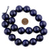 Round Lapis Lazuli Beads (20mm) - The Bead Chest