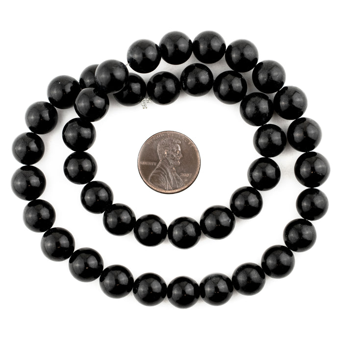 Round Onyx Beads (14mm) - The Bead Chest