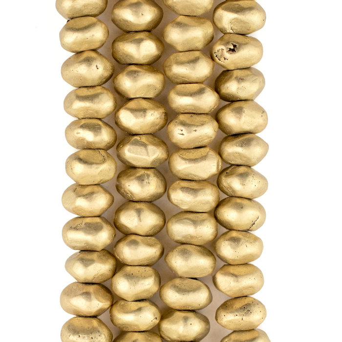 Brass Nugget Beads (5x7mm) - The Bead Chest