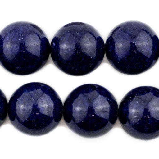 Round Lapis Lazuli Beads (20mm) - The Bead Chest