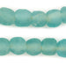Aqua Marine Recycled Glass Beads (14mm) - The Bead Chest