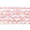 Pastel Pink Vintage Japanese Rice Pearl Beads (5-7mm)