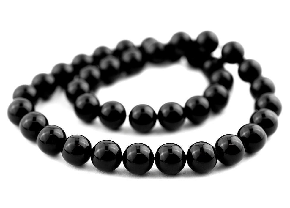 Round Onyx Beads (12mm) - The Bead Chest