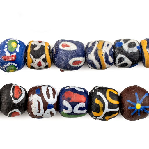 Kabeela Mixed Krobo Beads - The Bead Chest