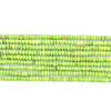 Lime Green Tibetan Turquoise Saucer Beads (2.5mm)