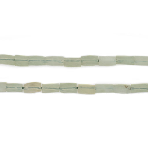 Translucent Faceted Afghan Jade Beads (6x4mm) - The Bead Chest