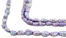 Purple Vintage Japanese Rice Pearl Beads (4mm) - The Bead Chest