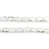 Shiny Silver Fancy Diamond Cut Beads (6mm)