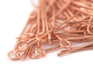 Copper 21 Gauge 1 Inch Eye Pins (Approx 100 pieces) - The Bead Chest