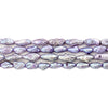 Iridescent Purple Vintage Japanese Rice Pearl Beads (4mm)