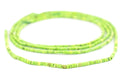 Lime Green Turquoise Heishi Beads (2mm) - The Bead Chest