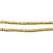 Faceted Brass Triangle Heishi Beads (2.5mm) - The Bead Chest