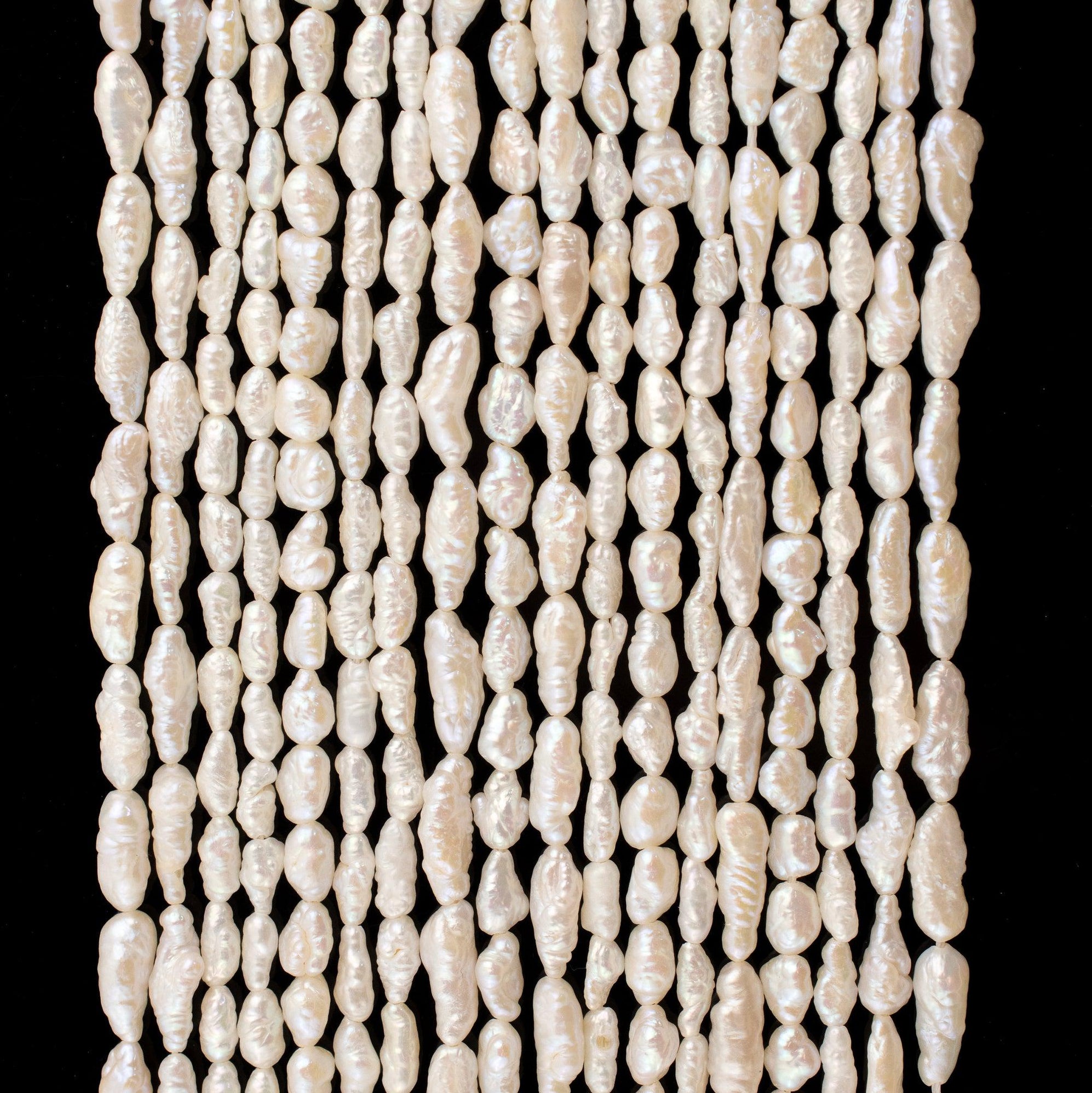 Vintage Japanese Rice Pearl Beads (4mm) | The Bead Chest