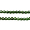 Round Green Nephrite Jade Beads (6mm)