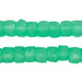 Verdant Green Faceted Recycled Java Sea Glass Beads - The Bead Chest