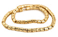 Brass Electroplated Lava Snake Beads (6mm) - The Bead Chest