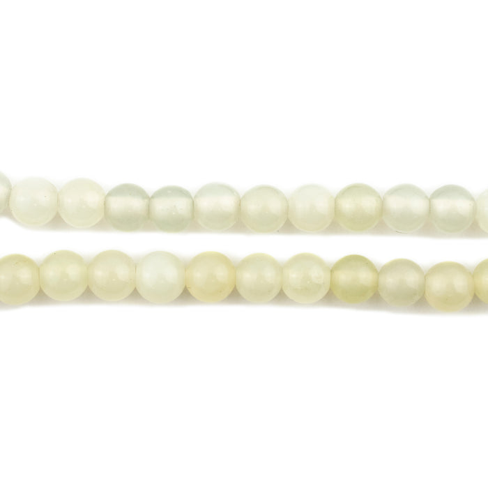 Round Phrenite Agate Beads (6mm) - The Bead Chest