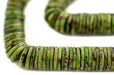 Olive Green Bone Button Beads (14mm) - The Bead Chest