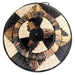 Brown & Black Ugandan Spiral Pattern Basket (Large) - The Bead Chest