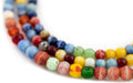 Vintage Round Binta Banji Kakamba Prosser Beads (8mm) - The Bead Chest