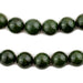 Round Green Nephrite Jade Beads (12mm) - The Bead Chest