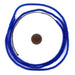 Translucent Cobalt Blue Vinyl Phono Record Beads (4mm) - The Bead Chest