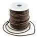 2.0mm Grey Distressed Round Leather Cord (75ft) - The Bead Chest