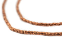Faceted Copper Triangle Heishi Beads (2.5mm) - The Bead Chest