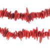 Red Chip Shell Beads