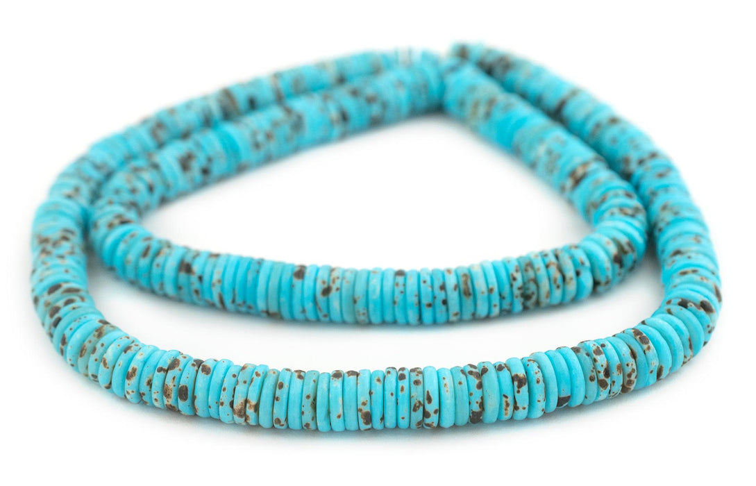 Turquoise Bone Button Beads (10mm) - The Bead Chest