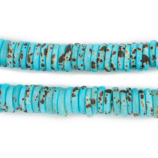 Turquoise Bone Button Beads (10mm) - The Bead Chest