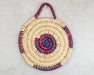Red & Blue Woven Basket Wall Art - The Bead Chest