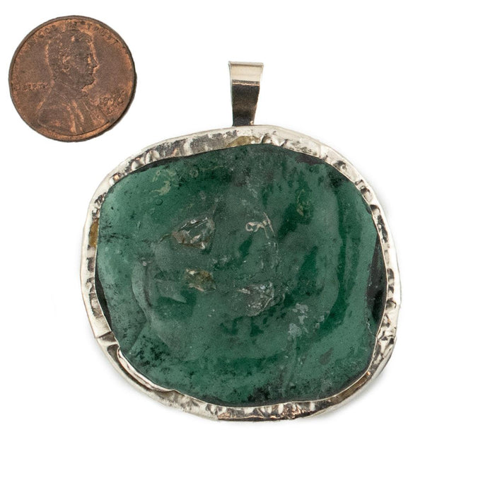 Roman Glass Pendant (50-60mm) #15097 - The Bead Chest