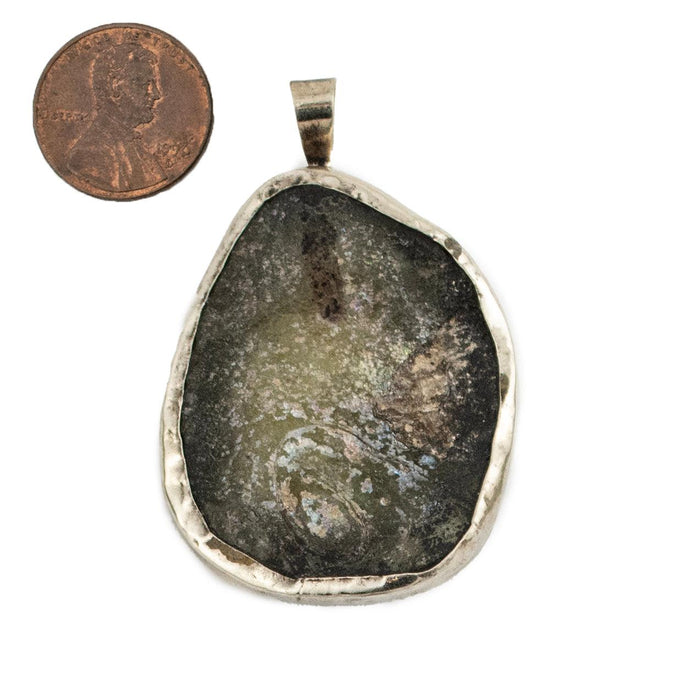 Roman Glass Pendant (50-60mm) #15099 - The Bead Chest