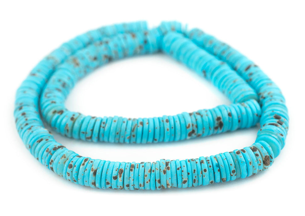 Turquoise Bone Button Beads (14mm) - The Bead Chest