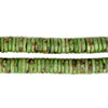 Olive Green Bone Button Beads (8mm)