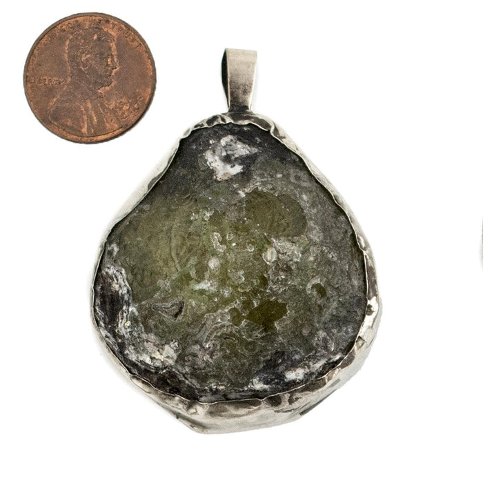 Roman Glass Pendant (50-60mm) #15090 - The Bead Chest