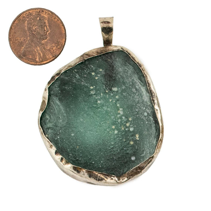 Roman Glass Pendant (50-60mm) #15082 - The Bead Chest