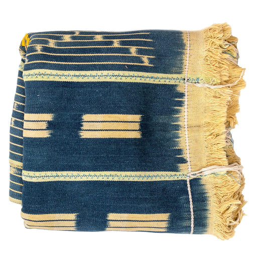 West African Bondoukou Indigo Cloth #15702 - The Bead Chest