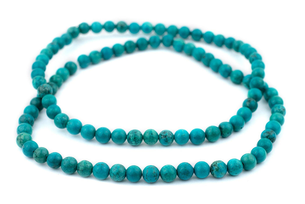 Blue Turquoise-Style Stone Beads (8mm) - The Bead Chest