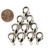 Gunmetal Lobster Clasps (19mm, Set of 10) - The Bead Chest